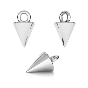 Breloque cône / pique 9x5 mm en Argent 925 x1