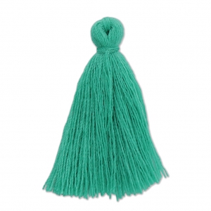 Pompon imitation coton 27-30 mm Green Turquoise x1