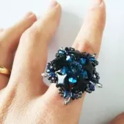 Perles en verre Star Beads par Perles & Co 11x11 mm Opaque White x30