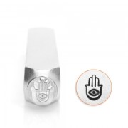 Poinçon à frapper ImpressArt - 6 mm - Main de Fatma x1