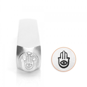 Poinçon à frapper ImpressArt - 6 mm - Main de Fatma x1