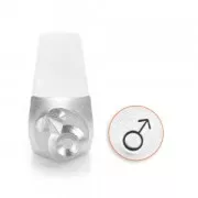 Poinçon à frapper ImpressArt - 6 mm - Symbole Garçon x1