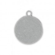 Breloque ronde pour poinçons à frapper à personnaliser 13 mm en aluminium x1|raw }}