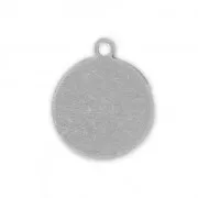 Breloque ronde pour poinçons à frapper à personnaliser 13 mm en aluminium x1