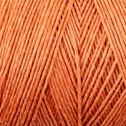 Fil de lin ciré pour bijoux micro macramé 0.7 mm couleur Orange n°8 x 100 g