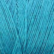 Fil de lin ciré pour bijoux micro macramé 0.7 mm couleur Turquoise n°18 x 100 g