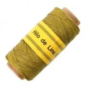 Fil de lin ciré pour bijoux micro macramé 0.7 mm couleur Pistache n°20 x 100 g|raw }}