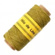 Fil de lin ciré pour bijoux micro macramé 0.7 mm couleur Pistache n°20 x 100 g