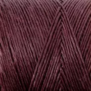 Fil de lin ciré pour bijoux micro macramé 0.7 mm couleur Bordeaux n°24 x 100 g