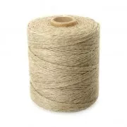 Bobine de fil de lin 2 mm Naturel x 400 gr