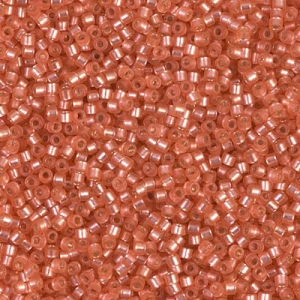 Miyuki Delica 11/0 DB0684 - Dyed Semi Mat Silver Lined Watermelon x8g