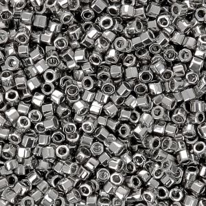 Miyuki Delica 11/0 Hex Cut DBC0038 - Palladium Plated x5g