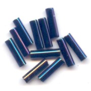 Bugles Miyuki 6 mm BGL-452 - Dark Blue Iris Metallic x10g