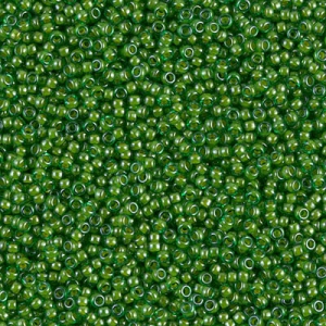 Rocaille Miyuki 15/0 2240 - Lined Green Lime x8g