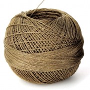 Fil en polyester Liz Metallic taille 20 Mocha Brown n°314 x146m