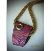 Silk Screen Helen Breil pour pâte polymère 95x130 mm - Postcard From Bali