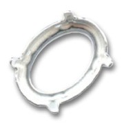 Serti griffe pour cabochon PureCrystal 4120 8x6 mm - Argenté x1|raw }}