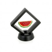 Cadre de présentation 3D pour tissages de perles ou autres objets 7x7cm - Noir|raw }}