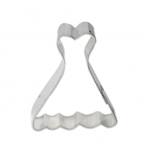 Grand emporte-pièce en métal pour modelage & loisirs créatifs 67x53 mm Robe