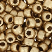 Rocailles Matubo 8/0 - 3.15 mm Gold Mat x10g|raw }}