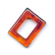 Rectangle 26 mm imitation Ambre x1|raw }}