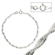 Bracelet maille singapour 2.6 mm en Argent 925 x18cm