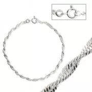 Bracelet maille singapour 2.6 mm en Argent 925 x18cm