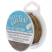 Fil de cuivre Craft Wire souple 0.81 mm Vintage bronze x 9.14 m|raw }}