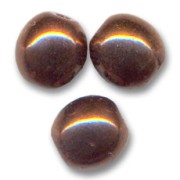 Perles en verre tchèque rondes  4 mm Dark Bronze x50