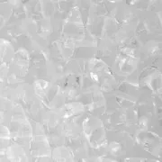 Perles en verre DropDuo® 2 trous 3x6 mm Crystal x50