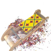 Métier à tisser des perles kit basique pour créations de bijoux fantaisie DIY|raw }}