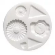 Mini moule silicone pour pâte polymère et pâte de métal Décoration