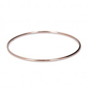 Bracelet jonc 65 mm en bronze plaqué Or Rose 3 microns
