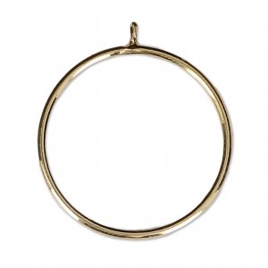 Bague pour semi-percée 6 - 8 - 10 mm Taille 52 en Gold filled (or laminé)  x1