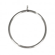 Bague pour semi-percée 6 / 8 et 10 mm en Argent 925 Taille 49 x1