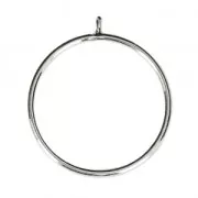 Bague pour semi-percée 6 / 8 et 10 mm en Argent 925 Taille 52 x1