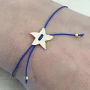 Bouton trèfle lisse 12 mm doré à l'or fin x1