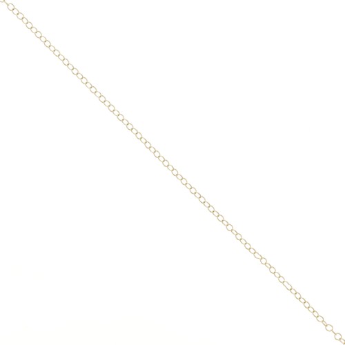 Chaîne maille Forçat 1.8x2.2 mm light gold HQ x1m