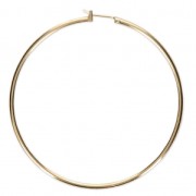 Créoles à décorer en métal 60 mm - Fil 1.9 mm - Doré à l'or fin x2|raw }}