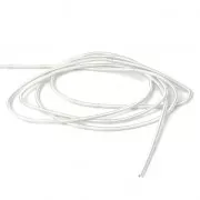 Cannetille lisse pour broderie - création broches & bijoux brodés 1 mm White Met