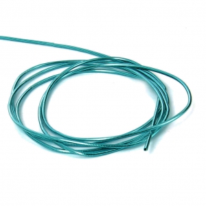 Cannetille lisse pour broderie - création broches & bijoux brodés 1 mm Blue Zircon