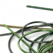 Cannetille lisse pour broderie - création broches & bijoux brodés 1 mm Emerald