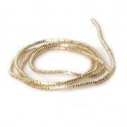 Cannetille frisée pour broderie - broches & bijoux brodés 1 mm - Light Gold x5g