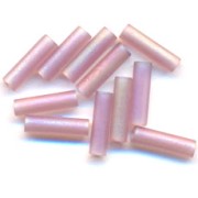 Bugles Miyuki 6 mm BGL-142FR - Mat Tr Smoky Amethyst AB x10g|raw }}