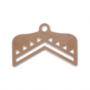 Embout pour tissage de perles Miyuki 11/0 exclu Perles&co 18 mm éthnique doré rose