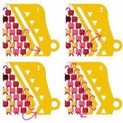 Embout pour tissage de perles Miyuki 11/0 exclu Perles & co 18 mm éthnique argenté