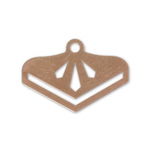 Embout pour tissage de perles Miyuki 11/0 exclu Perles & co 18 mm bohème doré rose