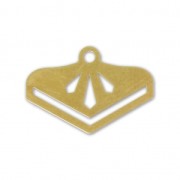 Embout tissage de perles Miyuki 11/0 exclu Perles & co 18mm Bohème Doré à l'or fin à l'or fin