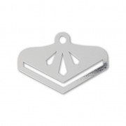 Embout pour tissage de perles Miyuki 11/0 exclu Perles & co 18 mm bohème argenté