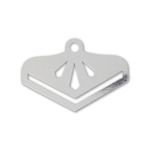 Embout pour tissage de perles Miyuki 11/0 exclu Perles & co 18 mm bohème argenté